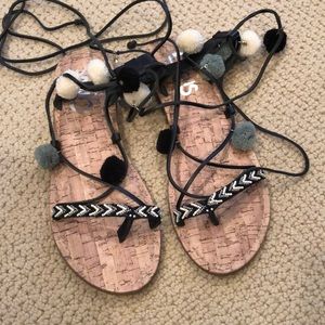 Circus by Sam Edelman lace up sandals size 9